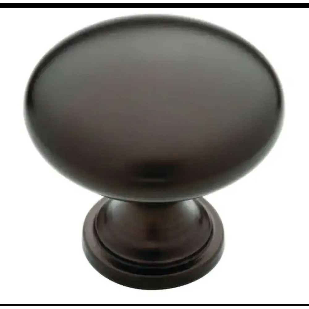 Lot Of 22 Liberty Round Dark Oil Rubbed Bronze Hollow Cabinet Knob 1-1/4 in.32mm